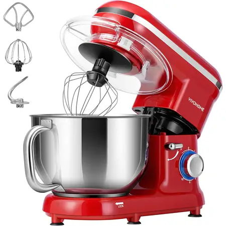 660W 10 Speed 6 Quart Tilt-Head Kitchen Electric Food Mixer