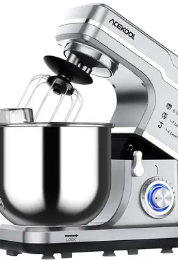 7.5QT 10-Speed 660W Tilt-Head Kitchen Electric Food Cake Mixer